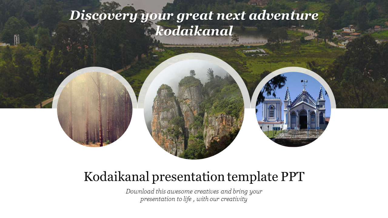 Kodaikanal PPT Presentation Template & Google Slides